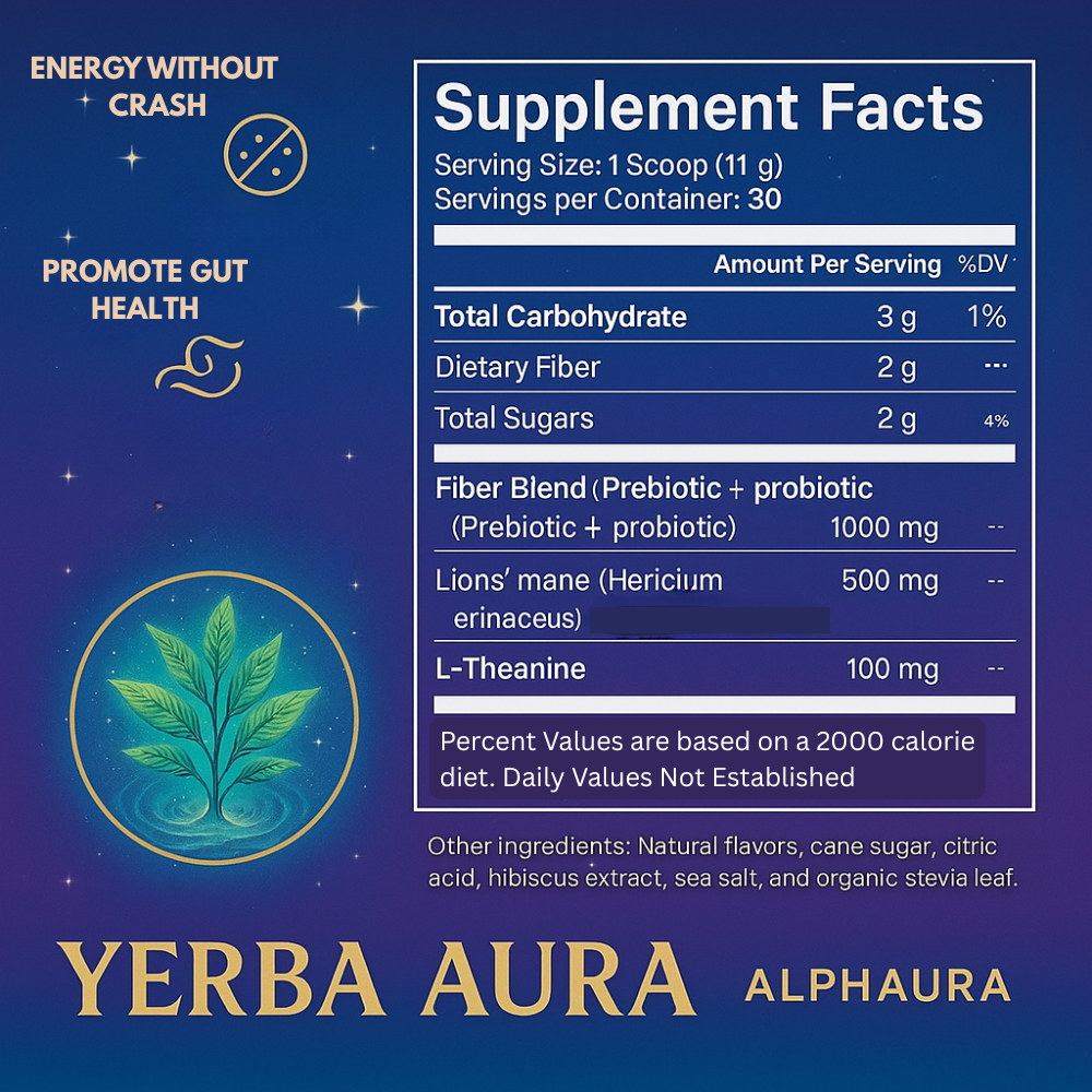 Yerba Aura - New Yerba Mate Powder