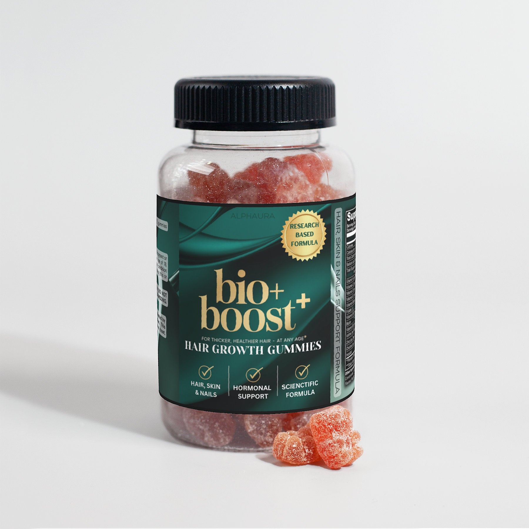 BioBoost™ Hair Growth Gummies + Skin & Nails – Alphaura