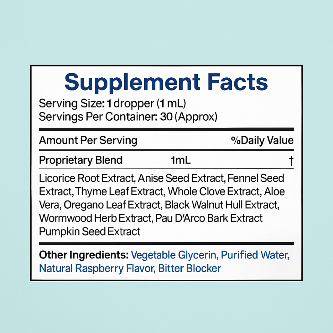Natural Gut Detox Drops