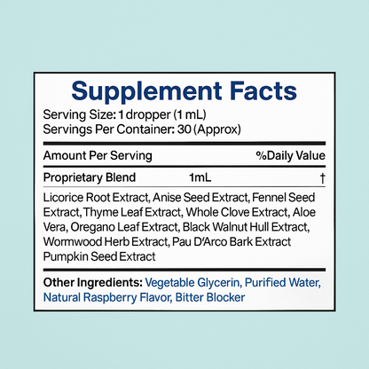 Natural Gut Detox Drops