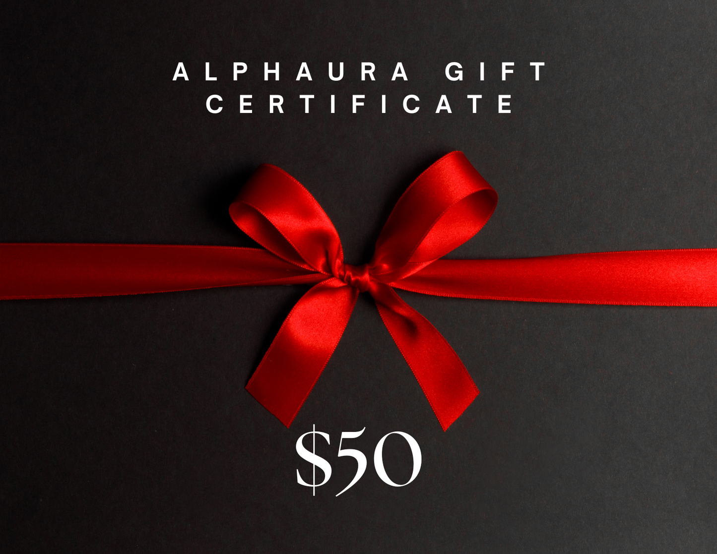 $50 Alphaura Gift Card