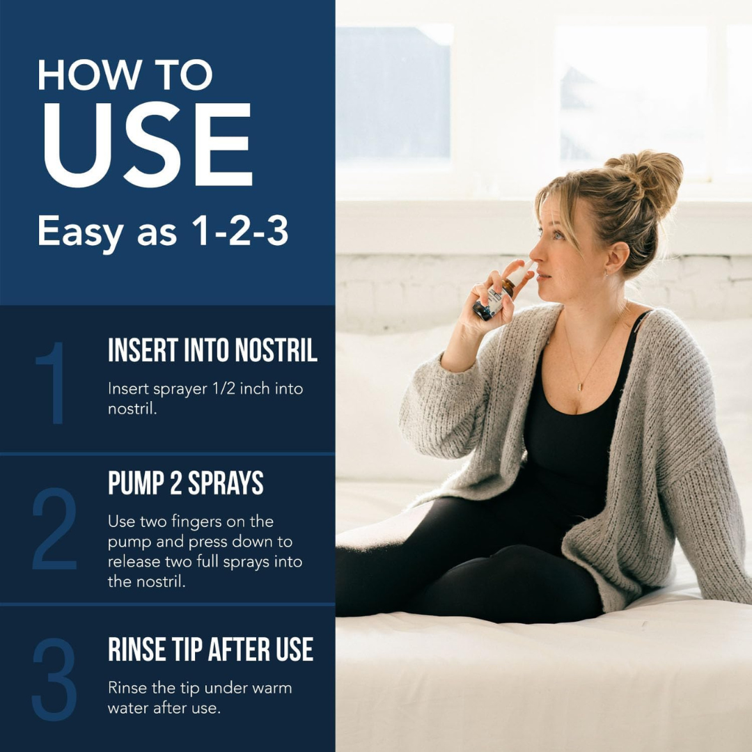 Nasomin Iodine Nasal Cleanse - Iodine + Fulvic Acid Mineral Blend for Daily Nasal Defense